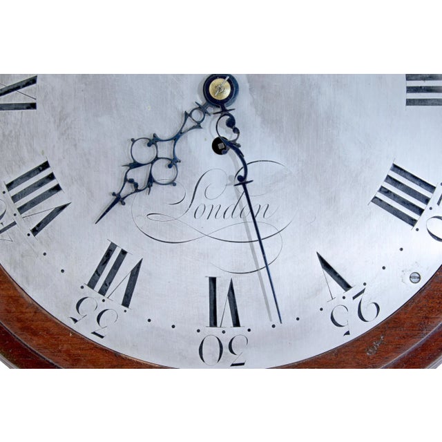 18th Century Georgian Wall Clock by Robert Salmon For Sale - Image 6 of 9