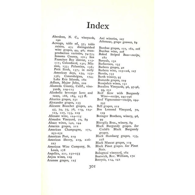 "American Wines" 1941 Schoonmaker, Frank and Marvel, Tom For Sale - Image 4 of 9