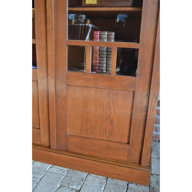 Art Deco Bookcase in Oak, 1920s For Sale - Image 6 of 11