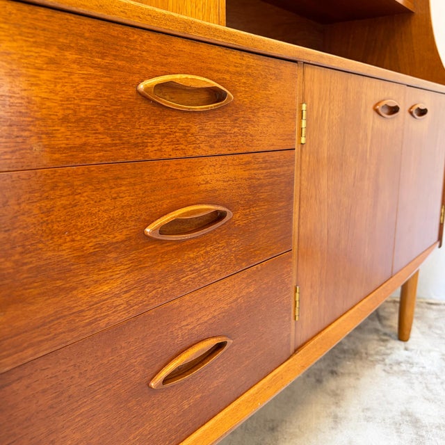 Wood Teak Highboard with Drinks Cabinet from Jentique, 1950s For Sale - Image 7 of 15