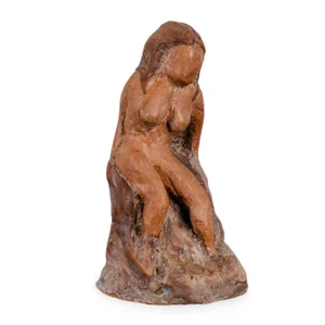 Mid 20th Century French Terracotta Nude Figural Study