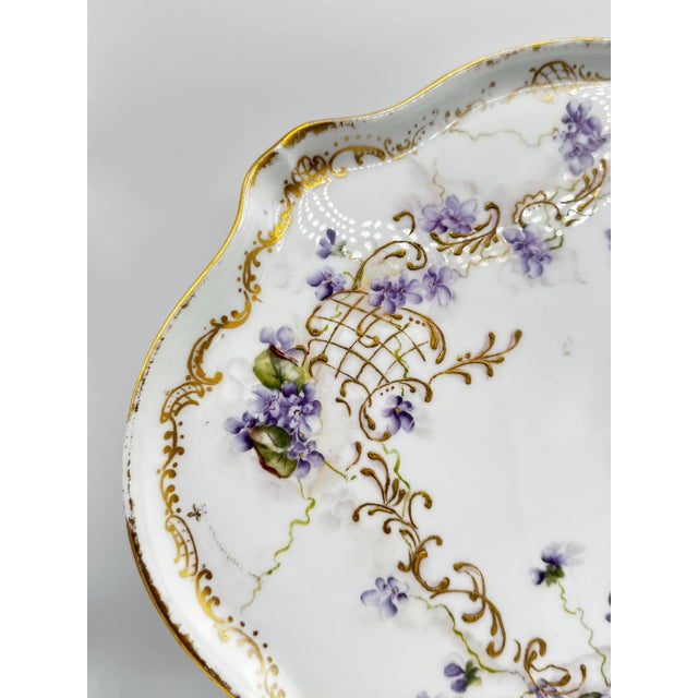 Jean Pouyat JPL France Large Limoges Platter For Sale - Image 4 of 6