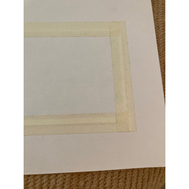 Paper Painting of a Village in Majorca. Purchased in Majorca Spain. For Sale - Image 7 of 10