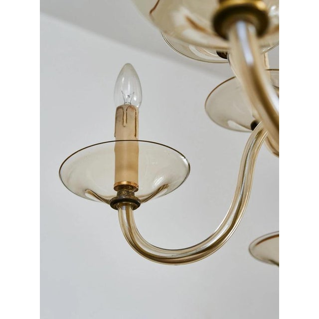Murano Glass Chandelier, 1970s For Sale - Image 10 of 12