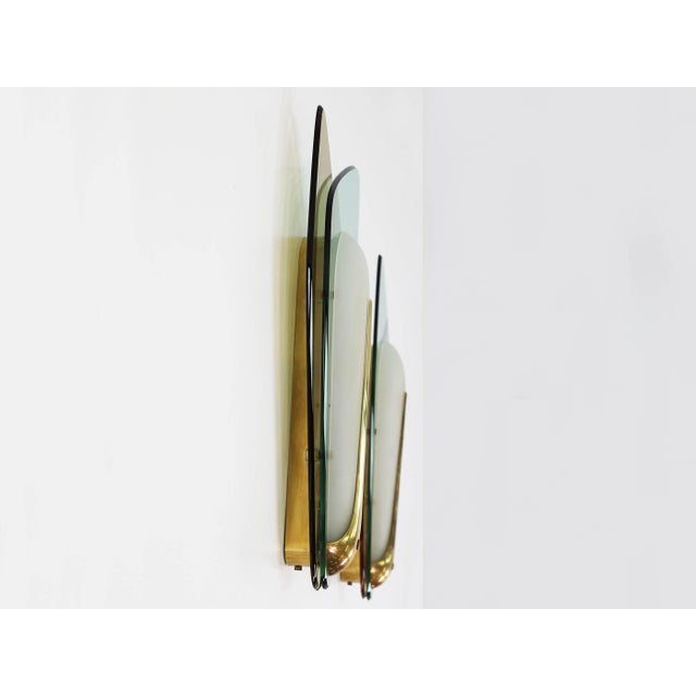 Large Wall Sconces by Max Ingrand for Fontana Arte, Italy, 1955, Set of 2 For Sale - Image 9 of 14