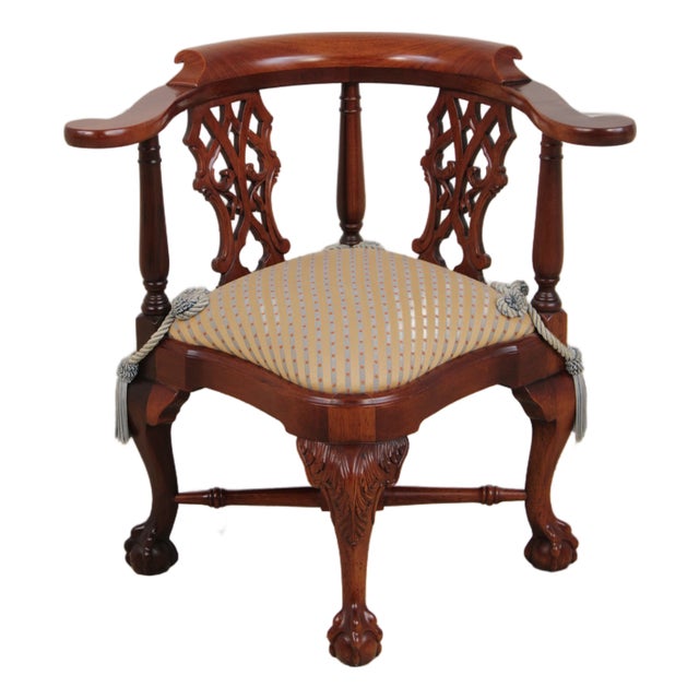 Chippendale Ball & Claw Mahogany Childs Side Chair For Sale