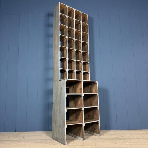Large Industrial Wooden Workshop Shelves For Sale - Image 6 of 18