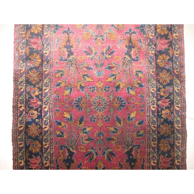 Textile 19th Century Zabihi Collection Magnificent Superfine Persian Silk Kashan Rug - 1'6" x 5'3" For Sale - Image 7 of 8