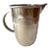French Silver Plated Brass Art Deco Cocktail Pitcher For Sale