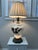 Vintage Pearlescent Ceramic Table Lamps in the Style of Carl Falkenstein - a Pair For Sale - Image 4 of 9