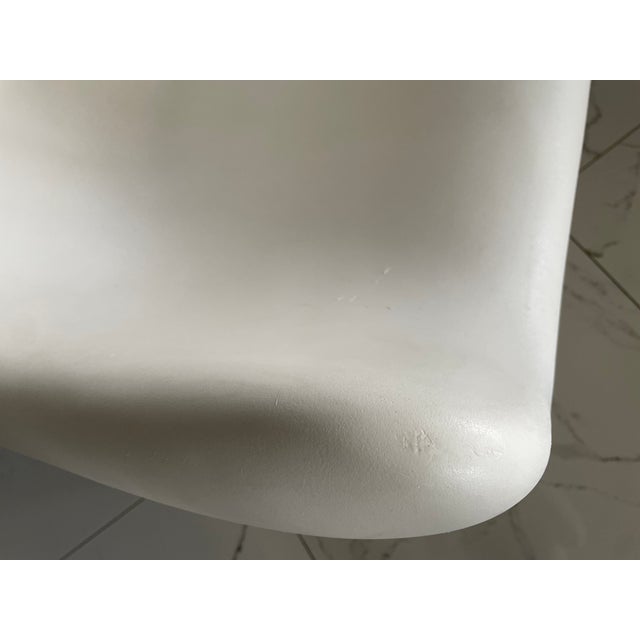 20th Century Modernism Matte White RM58 Armchair by Vzór for Roman Modzelewski For Sale - Image 10 of 18