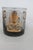 Coins of the World Lowball Bar Glass Set 6pc Black With 22k Gold Design 4920b For Sale - Image 9 of 13