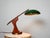 Mid-Century Modern Mid-Century Modern Brown Wood & Green Metal Desk Table Lamp, 1950s For Sale - Image 3 of 11