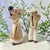 Beautifully sculpted from fine porcelain, these statues highlight the classic "California Pottery" design aesthetics of...
