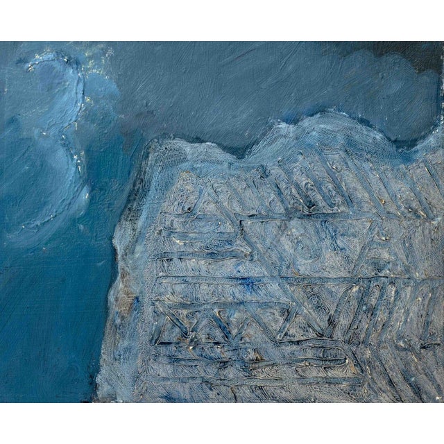 Paint Max Papart "Paris - Milan No. 4" Oil on Board For Sale - Image 7 of 10