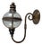 Large Brass Wall Lantern with Glass Sphere, 20th Century For Sale