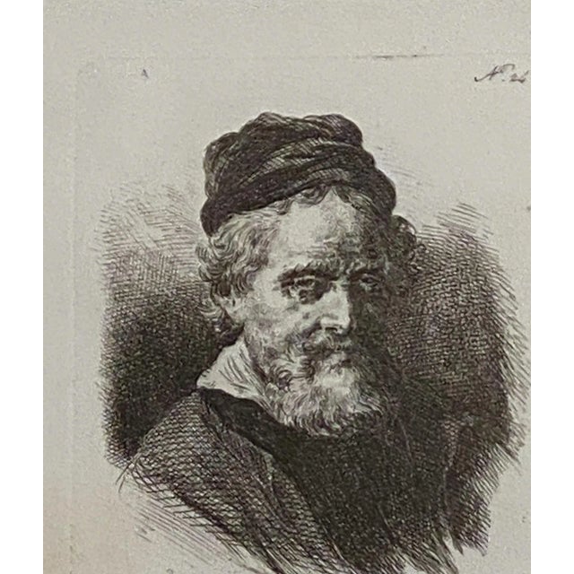 Late 18th Century Rembrandt Etching #24, by Francesco Novelli For Sale - Image 4 of 5
