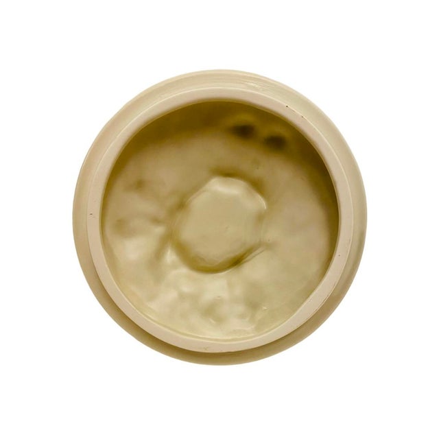 1990s Vintage 1990s Fitz and Floyd Bluebird Dogwood Basket Weave Ceramic Lidded Dish For Sale - Image 5 of 8