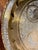 Brass Middle Eastern Hand Engraved Brass Tray With Teak Folding Table Base For Sale - Image 8 of 12