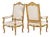 Set of French Régence Giltwood Armchairs, 1900s For Sale