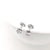 Oval Ruby Dangle Earrings with Earth Mined Diamonds in Solid 14k White Gold - 2 Pieces For Sale In Columbus - Image 6 of 7
