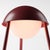 Metal HELMET Rechargeable Cordless LED Table Lamp, 3-Levels Brightness Touch Sensor Control, Oxblood For Sale - Image 7 of 14
