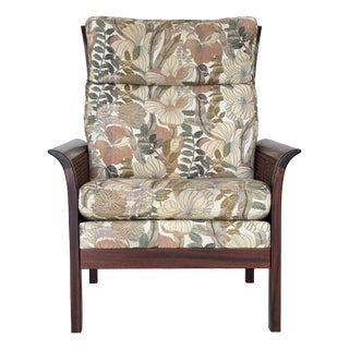 Swedish Highback Armchair by Arne Norell for Arne Norell AB, 1970s For Sale