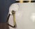 Vintage Hart & Associates Brass & White Pottery Table Lamp W Sea Shell Handles For Sale - Image 9 of 13