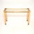 A stunning vintage Italian Lucite and brass console table, dating from the 1970’s. It has a very decorative style and is...