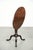 Round antique English tilt-top table/side table from the early 19th century with a beautiful patina. : This elegant round...