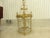 Neoclassical 1990's Vintage Polychromed Neoclassical Bronze Portico Chandelier For Sale - Image 3 of 11