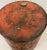Early 20th C. Red Stenciled Kerosene Oil Can for Plant Stand or Side Table For Sale - Image 4 of 6
