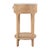 Ellen 18.25 in. W Oval Marble and Wood 1 Drawer Nightstand, Natural For Sale In Chicago - Image 6 of 9