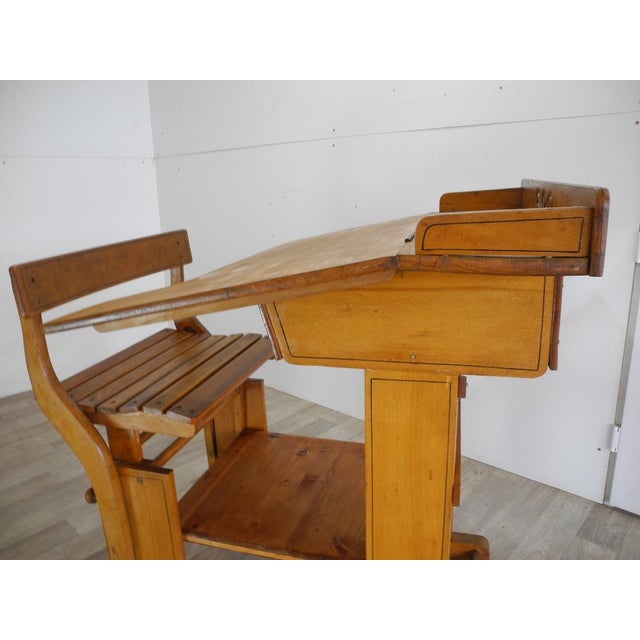 Art Nouveau School Desk, 1890s For Sale - Image 11 of 18