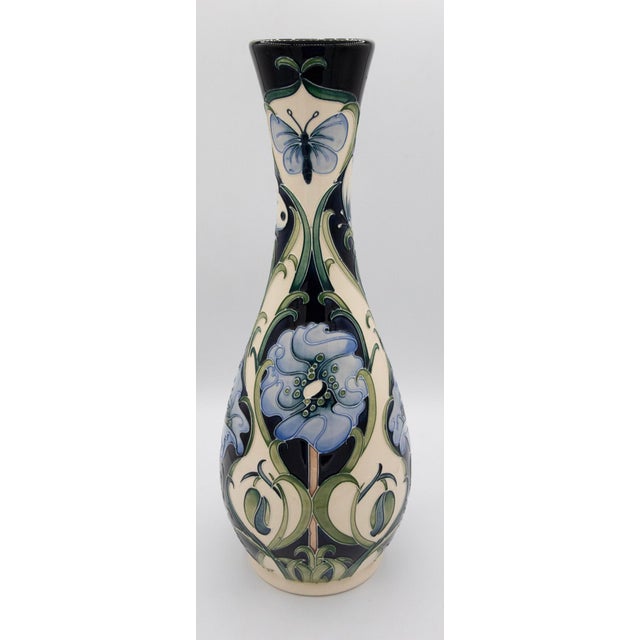Moorcroft by Rachel Bishop Pottery Vase - Limited Edition - Study in Blue - 17" About the Maker Moorcroft is a celebrated...