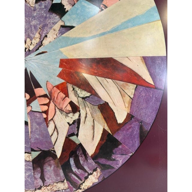 Printmaking Materials "Picasso/Tondo" #1/5 — Framed Collage, Herbert Simon 2008 For Sale - Image 7 of 10