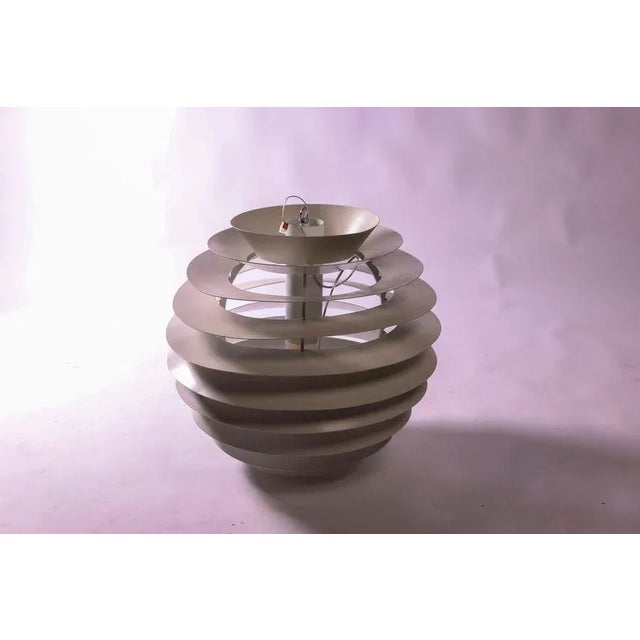 Louvres Hanging Lamp by Poul Henningsen for Louis Poulsen, 1955 For Sale - Image 3 of 5