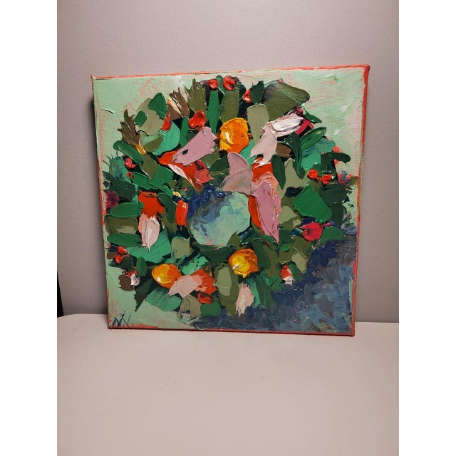 The Warmth of a Family Christmas, Oil on Canvas For Sale - Image 7 of 8