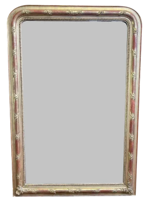 Louis Philippe Mirror in Gold Leaf