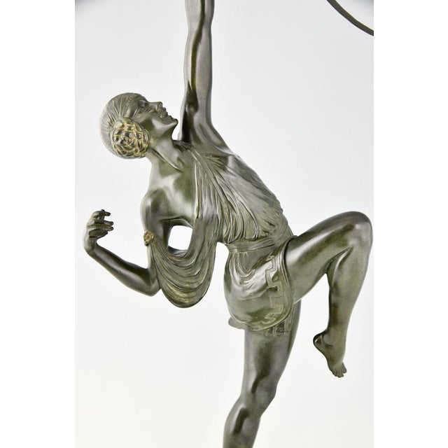 Pierre Le Faguays, Art Deco Diana with Bow, 1925, Bronze For Sale - Image 11 of 12