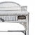 White Woven Wicker Writing Desk and Matching Side Chair For Sale - Image 16 of 18