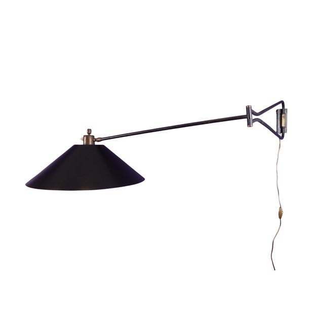 Potence Lamp attributed to Lunel, 1950s For Sale - Image 4 of 4