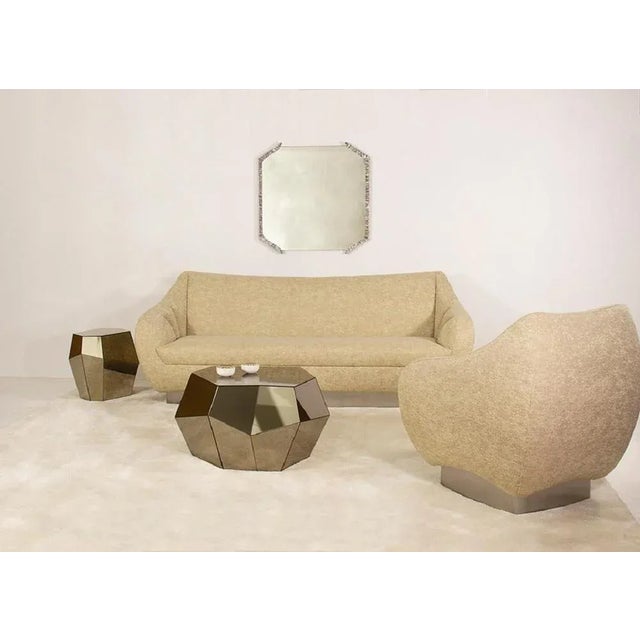 Not Yet Made - Made To Order Alentejo Square Mirror in Brass by InsidherLand For Sale - Image 5 of 7