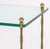 Pair of Modern Faux Bamboo Brass and Glass Side Tables For Sale In New York - Image 6 of 8