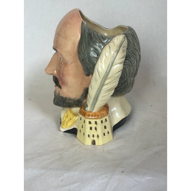 1980s Vintage William Shakespeare Toby Jug For Sale - Image 5 of 7