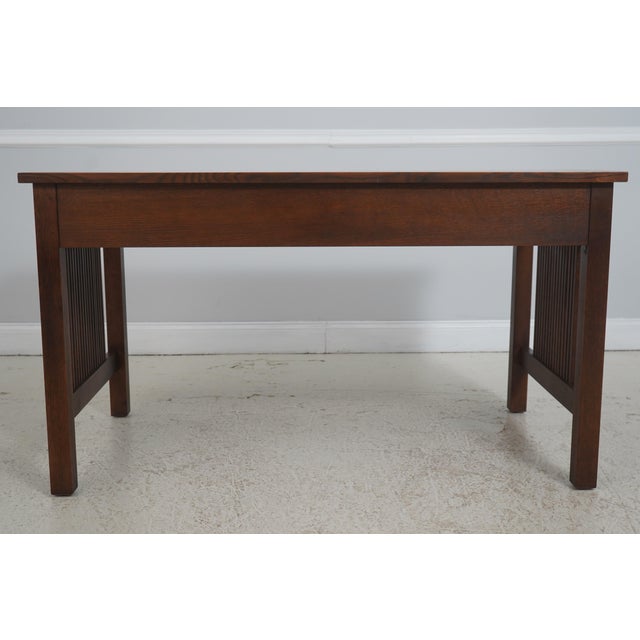 Stickley Mission Oak 2 Drawer Desk For Sale - Image 14 of 18