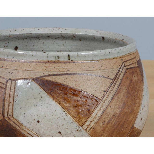 1970s Partly Glazed Stoneware Bowls by Karen Boel, 1970s, Set of 2 For Sale - Image 5 of 8