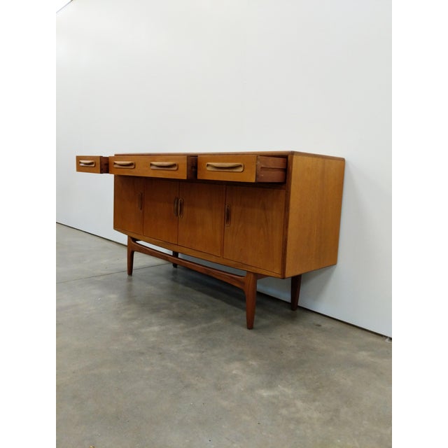 1960s Vintage Mid Century Modern Teak Credenza by G Plan For Sale - Image 5 of 12