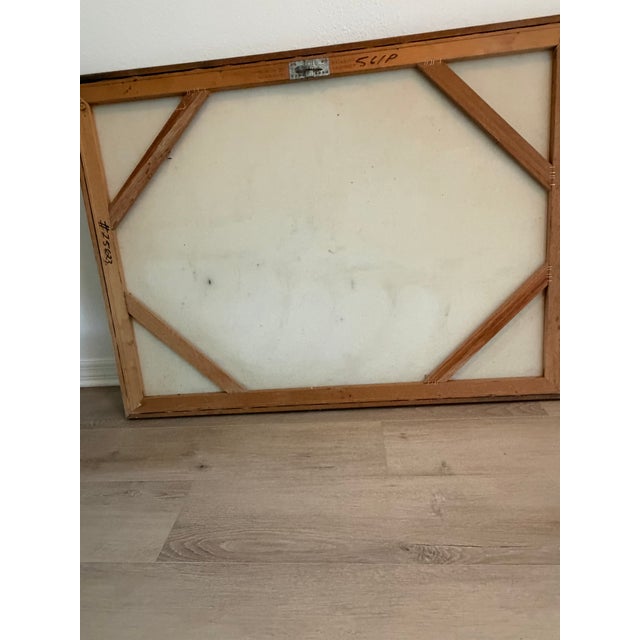 Original Etta Benjamin Cien (1924–2009) Mid-Century Modern Painting, Hillside Original For Sale In New York - Image 6 of 12