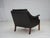 Brown Vintage Danish Chair in Leather and Teak by Aage Christensen for Erhardsen & Andersen, 1970s For Sale - Image 8 of 18